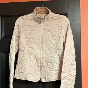 Banana Republic lightweight puffer jacket, size small, cream colored